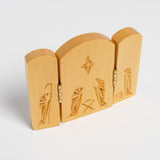 Nativity Chip Carved Triptych