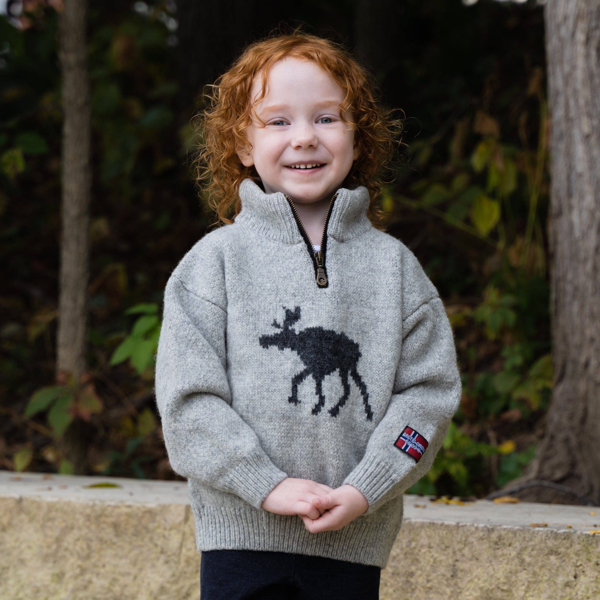 Moose Sweater for Children from Arctic Circle