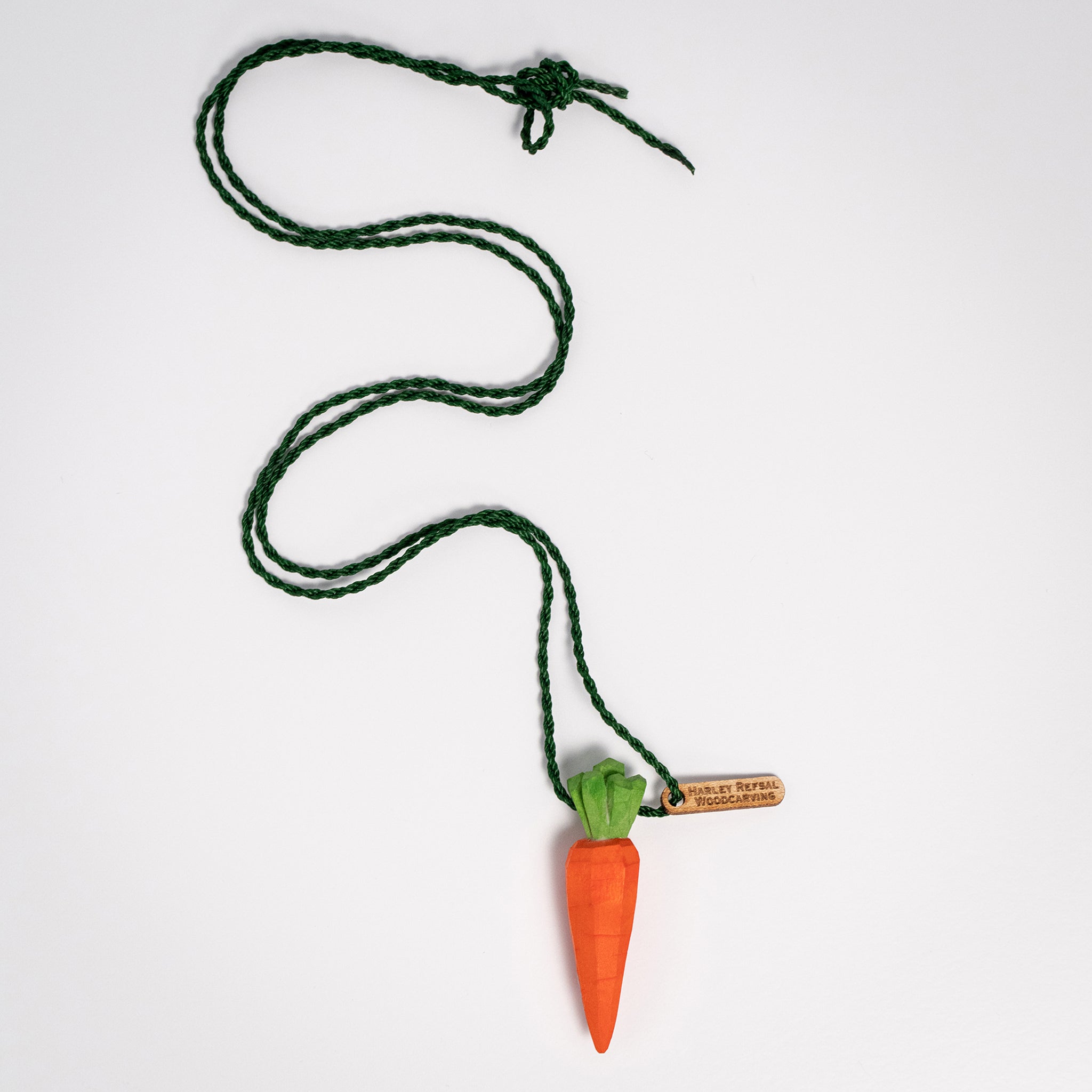 Artisan One-Carat (Carrot) Necklace by Harley Refsal