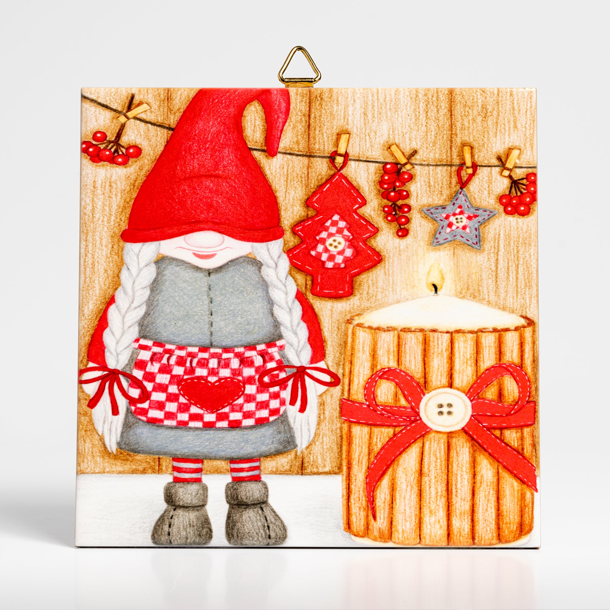 Tomte with Candle Trivet