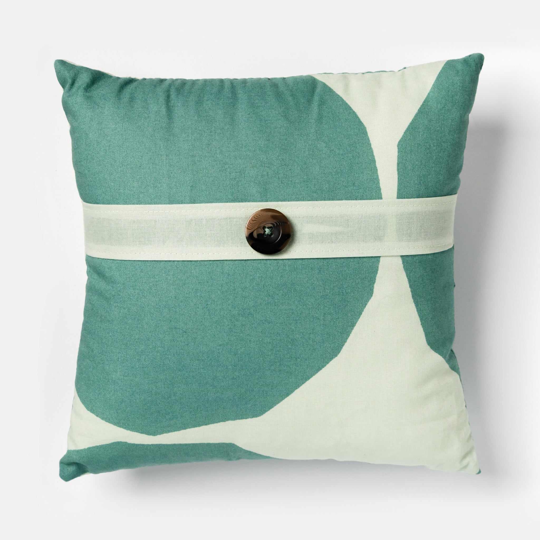 Throw Pillow with Marimekko Cotton Fabric
