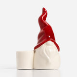 Ceramic Tomte Taper Candleholder