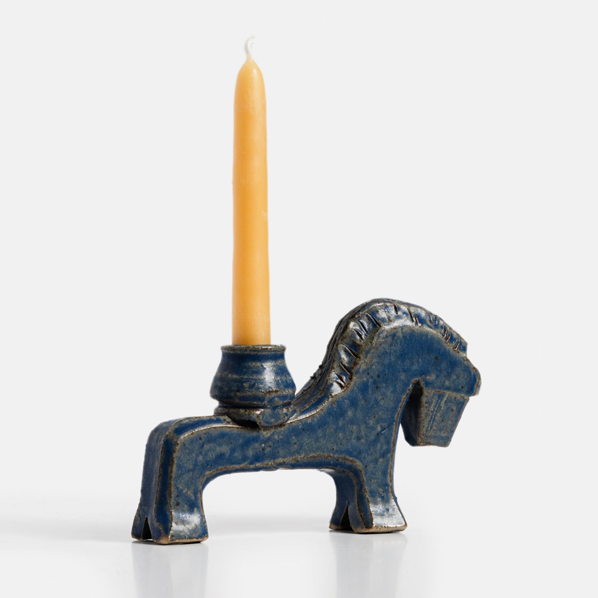 Horse Candle Holder by Tokheim Pottery