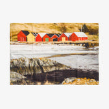 Boathouses Tea Towel by Susan Fosse