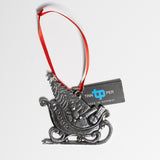 Sleigh Pewter Ornament by Tinn-Per