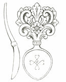 Amrud Acanthus Carving Pattern #42- Skje (Spoon)