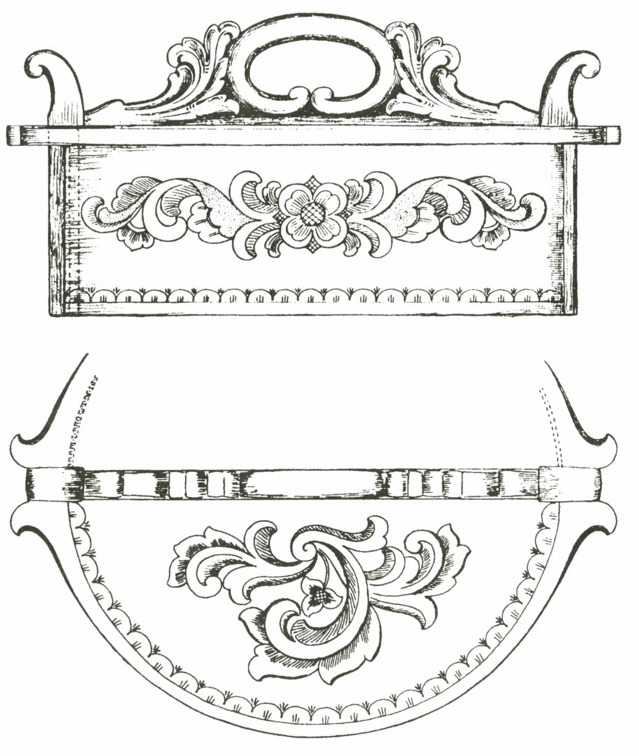 Amrud Acanthus Carving Pattern #50-Kanneskap (Cupboard) Default Title