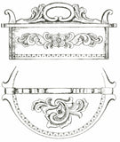 Amrud Acanthus Carving Pattern #50-Kanneskap (Cupboard) Default Title