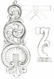 Amrud Acanthus Carving Pattern #80- Lampett (Lamp) Default Title