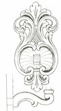 Amrud Acanthus Carving Pattern #89- Lampett (Lamp)