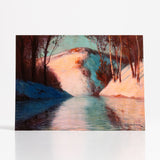 River In Winter by Sven Svendsen  - Vesterheim Collection Card