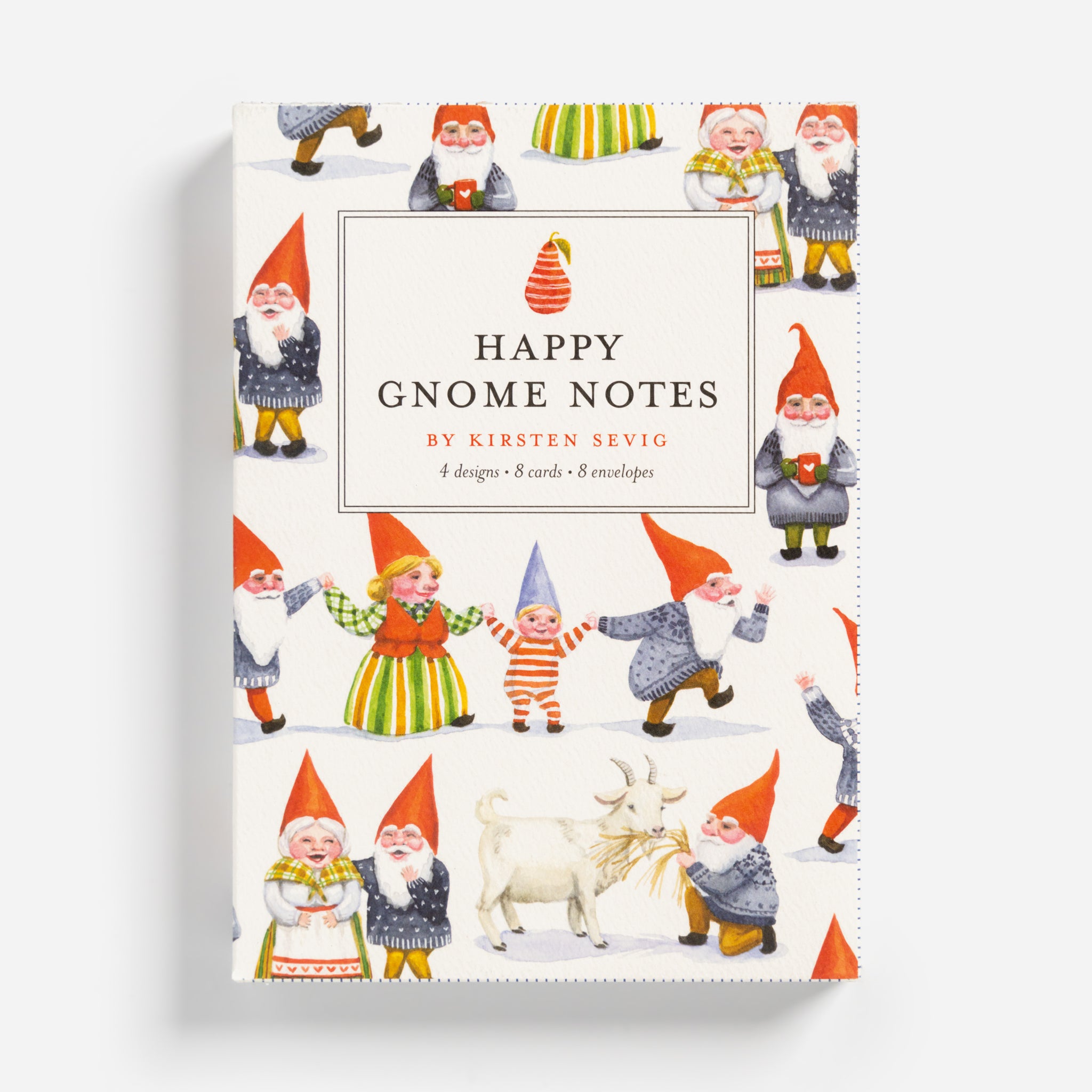 Happy Gnome Notes Set by Kirsten Sevig