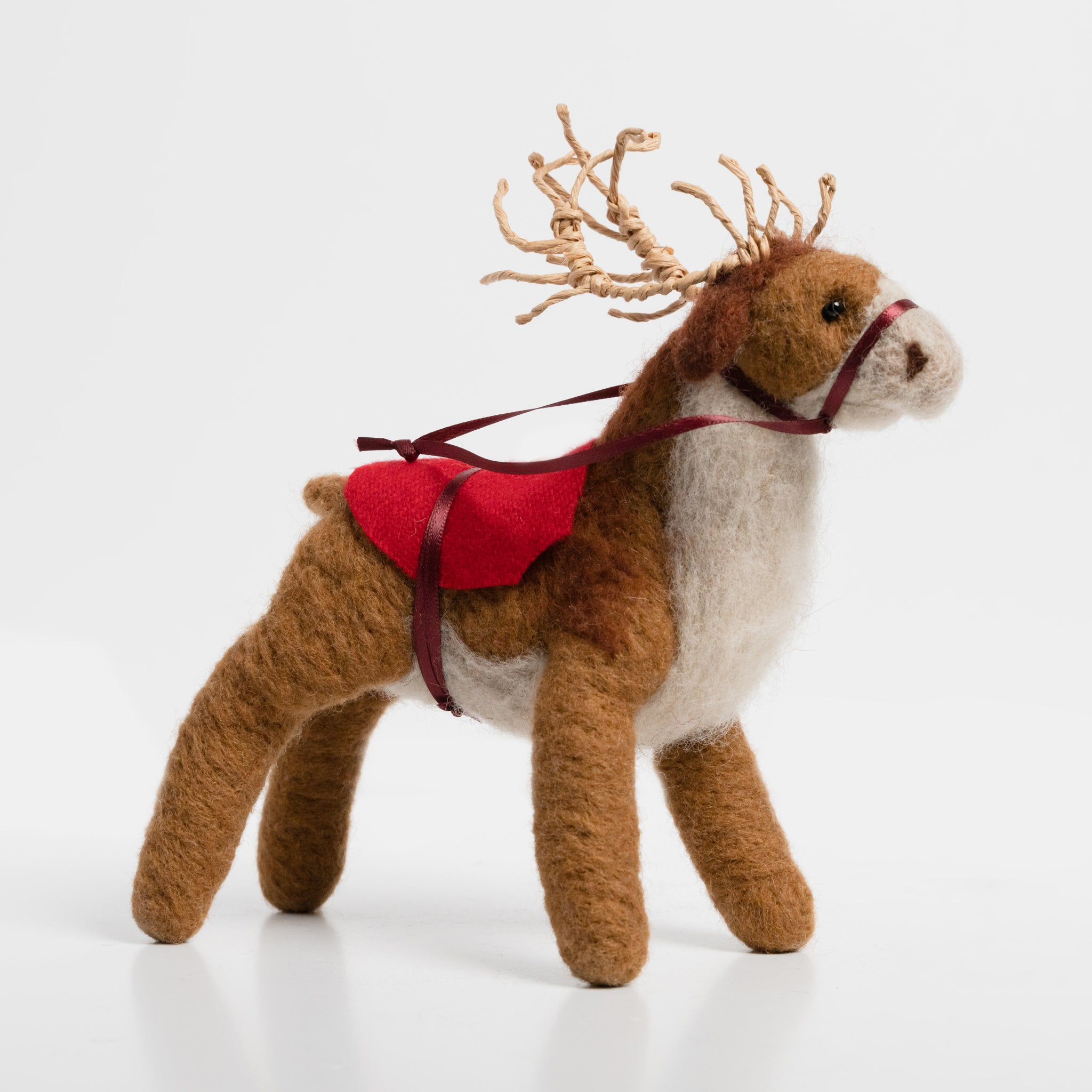 Needle Felted Reindeer by Laura Berlage