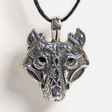 Viking Wolf's Head Necklace